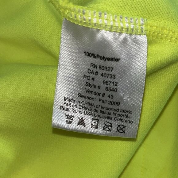 New Pearl Izumi Select High Visibility Bike Cycling LS Thermal Jersey L Racing - Picture 7 of 7